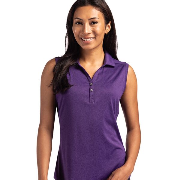 Cutter & Buck Forge Eco Stretch Recycled Womens Sleeveless Polo Thumbnail