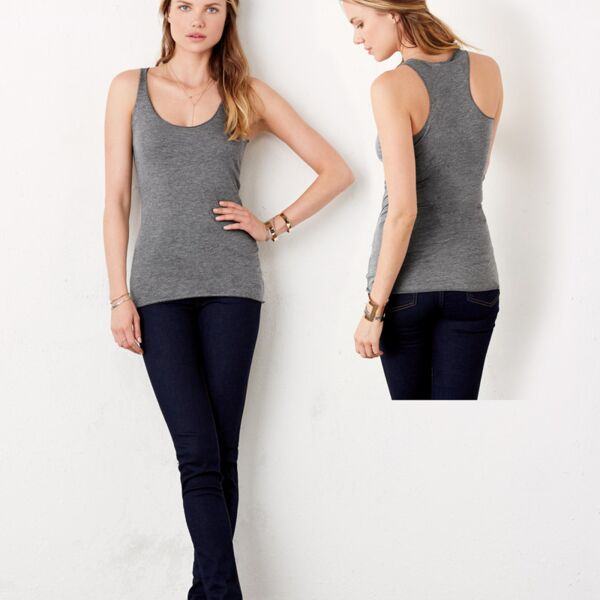 +CANVAS Ladies' Triblend Racerback Tank Thumbnail