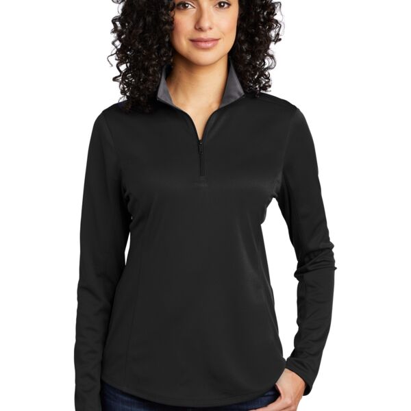 Ladies Silk Touch  Performance 1/4 Zip Thumbnail
