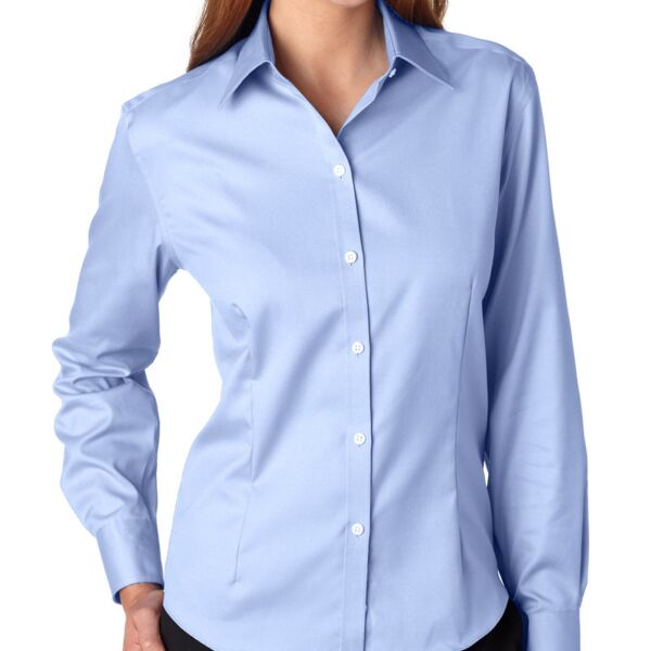 Van Heusen Ladies' Long-Sleeve Non-Iron Pinpoint Thumbnail
