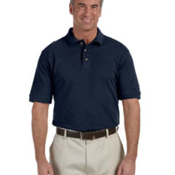 Harriton Tall 6 oz. Ringspun Cotton Piqué Short-Sleeve Polo Thumbnail