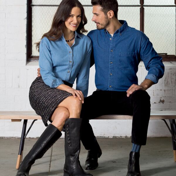 C UltraClub Adult Cypress Colors Woven with Pocket Thumbnail