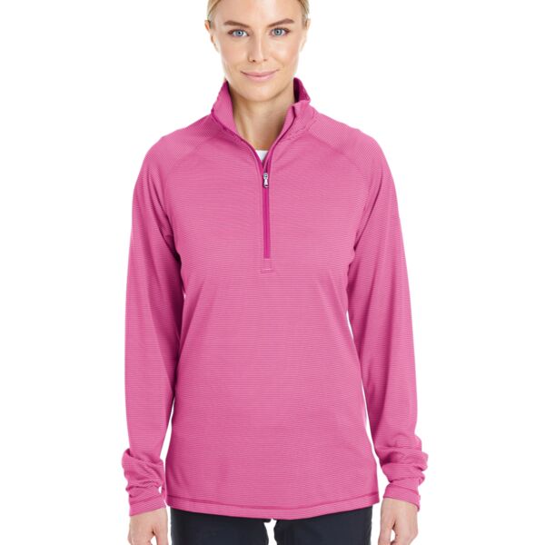 Ladies' Under Armour Tech Stripe Quarter-Zip Thumbnail