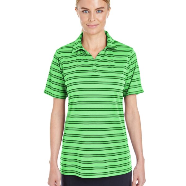 Ladies' Under Armour Tech Stripe Polo Thumbnail