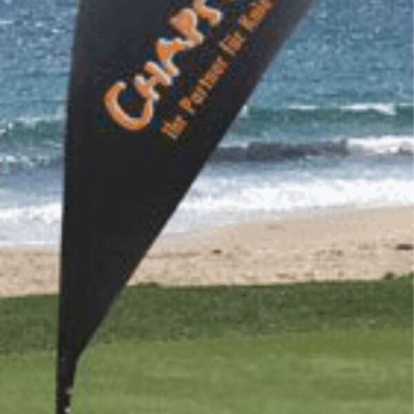8ft Teardrop Flag Banner (Single Sided) Thumbnail