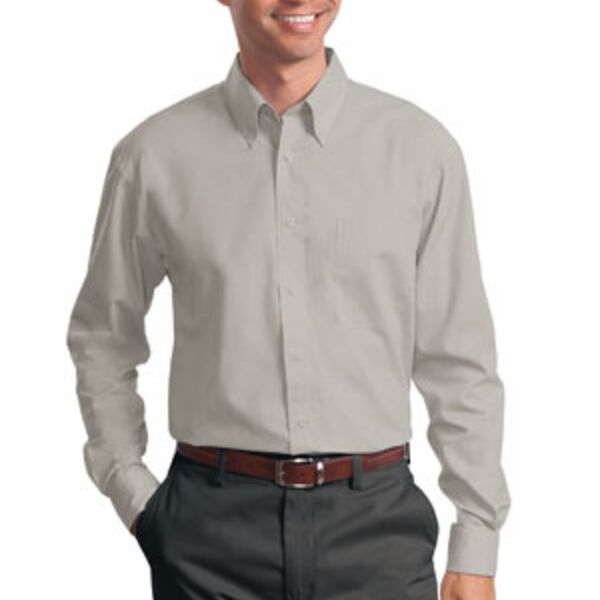 Port Authority  Long Sleeve Value Poplin Shirt Thumbnail