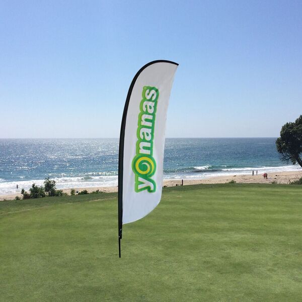 8ft Feather Flag Banner (Single Sided) Thumbnail