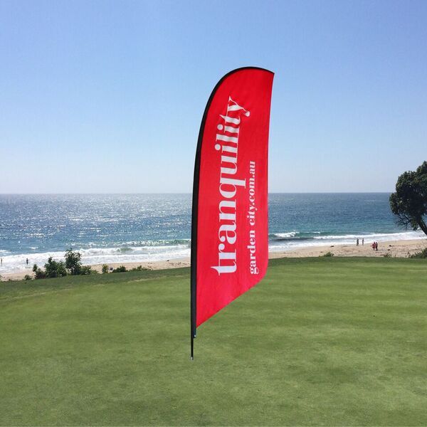 11.5ft Feather Flag Banner (Double Sided) Thumbnail