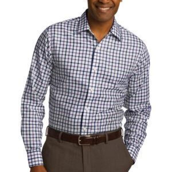 Red House Tricolor Check Slim Fit Non Iron Shirt Thumbnail