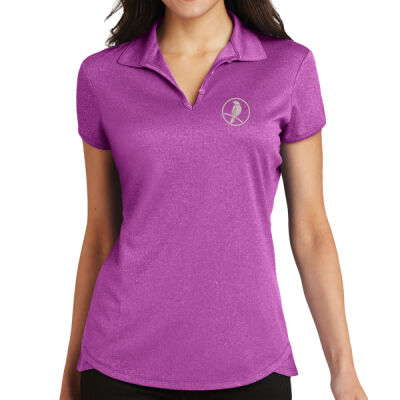 Osceola Clerk Ladies Trace Heather Polo Thumbnail