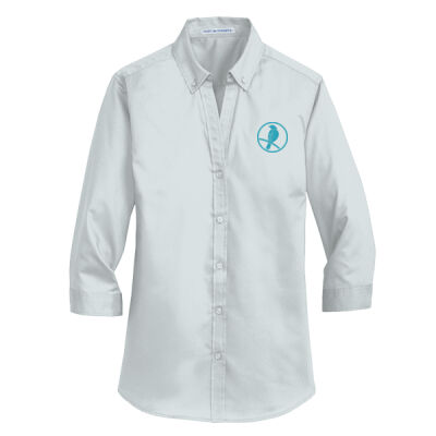 Osceola Clerk Ladies 3/4 Sleeve Superpro Twill Shirt Thumbnail