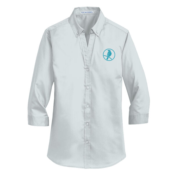 Osceola Clerk Ladies 3/4 Sleeve Superpro Twill Shirt Thumbnail