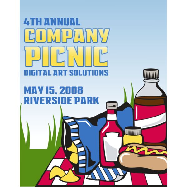 Company Picnic 22x28 Thumbnail