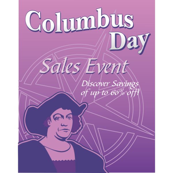 Columbus Day 22x28 Thumbnail