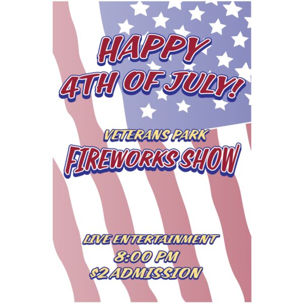 Fourth Of July 24x36 Thumbnail