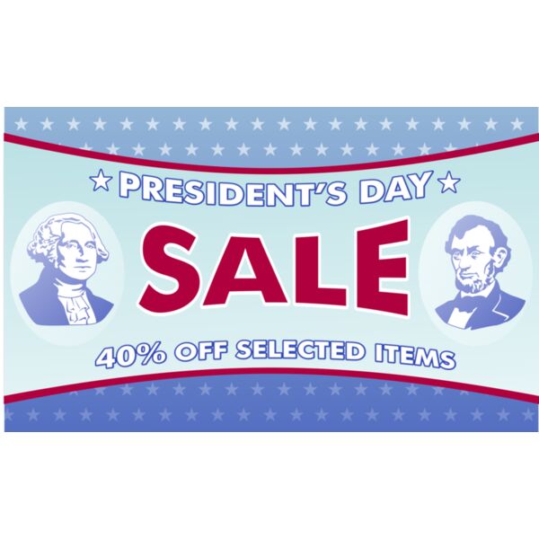 Presidents Day Sale 60x36 Thumbnail
