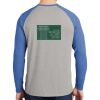 Mens Full Color PosiCharge Long Sleeve Tri Blend Wicking Raglan Tee Thumbnail