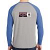 Mens Full Color PosiCharge Long Sleeve Tri Blend Wicking Raglan Tee Thumbnail