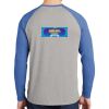 Mens Full Color PosiCharge Long Sleeve Tri Blend Wicking Raglan Tee Thumbnail