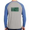 Mens Full Color PosiCharge Long Sleeve Tri Blend Wicking Raglan Tee Thumbnail