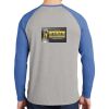 Mens Full Color PosiCharge Long Sleeve Tri Blend Wicking Raglan Tee Thumbnail
