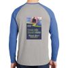 Mens Full Color PosiCharge Long Sleeve Tri Blend Wicking Raglan Tee Thumbnail