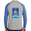 Mens Full Color PosiCharge Long Sleeve Tri Blend Wicking Raglan Tee Thumbnail