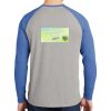 Mens Full Color PosiCharge Long Sleeve Tri Blend Wicking Raglan Tee Thumbnail