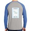Mens Full Color PosiCharge Long Sleeve Tri Blend Wicking Raglan Tee Thumbnail