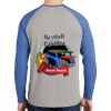 Mens Full Color PosiCharge Long Sleeve Tri Blend Wicking Raglan Tee Thumbnail