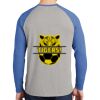 Mens Full Color PosiCharge Long Sleeve Tri Blend Wicking Raglan Tee Thumbnail