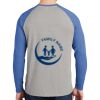 Mens Full Color PosiCharge Long Sleeve Tri Blend Wicking Raglan Tee Thumbnail