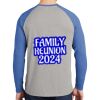Mens Full Color PosiCharge Long Sleeve Tri Blend Wicking Raglan Tee Thumbnail
