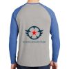 Mens Full Color PosiCharge Long Sleeve Tri Blend Wicking Raglan Tee Thumbnail