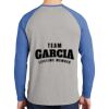 Mens Full Color PosiCharge Long Sleeve Tri Blend Wicking Raglan Tee Thumbnail