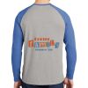 Mens Full Color PosiCharge Long Sleeve Tri Blend Wicking Raglan Tee Thumbnail