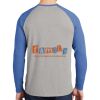 Mens Full Color PosiCharge Long Sleeve Tri Blend Wicking Raglan Tee Thumbnail