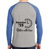 Mens Full Color PosiCharge Long Sleeve Tri Blend Wicking Raglan Tee Thumbnail