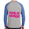 Mens Full Color PosiCharge Long Sleeve Tri Blend Wicking Raglan Tee Thumbnail