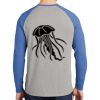 Mens Full Color PosiCharge Long Sleeve Tri Blend Wicking Raglan Tee Thumbnail