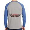 Mens Full Color PosiCharge Long Sleeve Tri Blend Wicking Raglan Tee Thumbnail