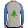Mens Full Color PosiCharge Long Sleeve Tri Blend Wicking Raglan Tee Thumbnail