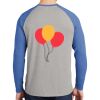 Mens Full Color PosiCharge Long Sleeve Tri Blend Wicking Raglan Tee Thumbnail