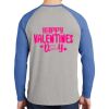Mens Full Color PosiCharge Long Sleeve Tri Blend Wicking Raglan Tee Thumbnail