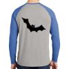Mens Full Color PosiCharge Long Sleeve Tri Blend Wicking Raglan Tee Thumbnail
