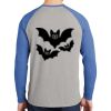Mens Full Color PosiCharge Long Sleeve Tri Blend Wicking Raglan Tee Thumbnail