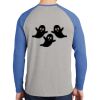 Mens Full Color PosiCharge Long Sleeve Tri Blend Wicking Raglan Tee Thumbnail