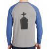 Mens Full Color PosiCharge Long Sleeve Tri Blend Wicking Raglan Tee Thumbnail