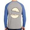 Mens Full Color PosiCharge Long Sleeve Tri Blend Wicking Raglan Tee Thumbnail