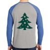 Mens Full Color PosiCharge Long Sleeve Tri Blend Wicking Raglan Tee Thumbnail